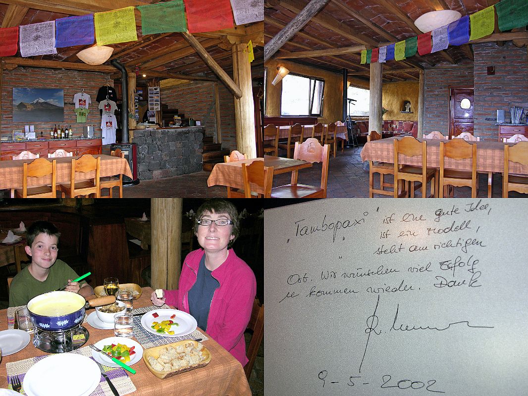 Ecuador Cotopaxi 01-09 Tambopaxi Restaurant